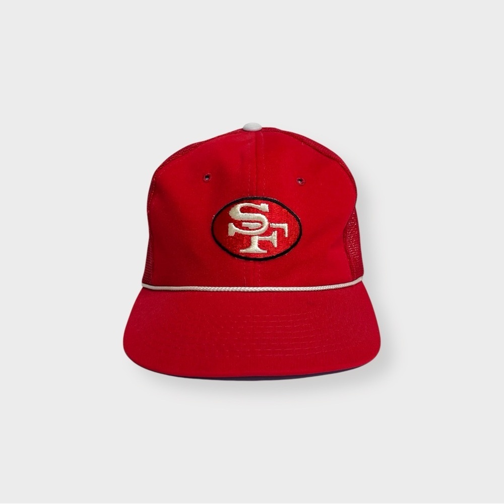 Vtg San Francisco 49ers Trucker Snapback Hat, Sports Specialties, Rope NFL - Picture 2 of 10